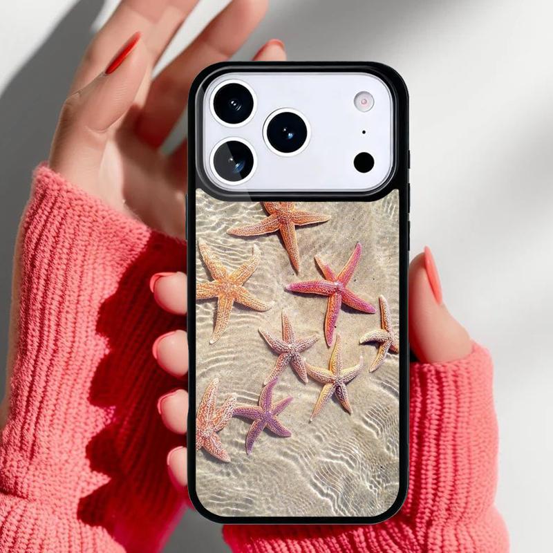 Морская звезда на пляже Чехол для телефона для iPhone 17 16 15 14 13 Pro Max Задняя крышка для 12 11 Pro Coque