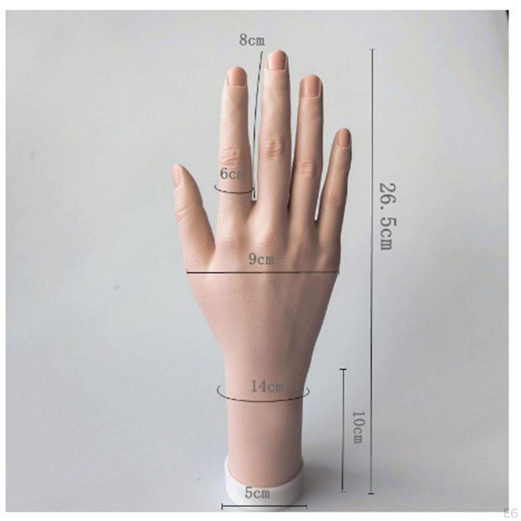 Женская модель руки поддельный легкий гибкий манекен для пальцев для реквизита для фотографий браслет