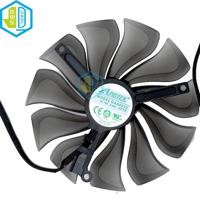 Вентилятор охлаждения видеокарты GAA8S2U GPU для Palit GeForce RTX2060 RTX2080 RTX2070 GameRock JetStream RTX 2080 12V 95 мм 4-контактный