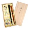 Подставка для палочек Таббис Кутани-яки Набор из двух пар палочек из натурального лака Марухачи дерево павловнии японский фолк Старик, рассыпающий цветы & (в