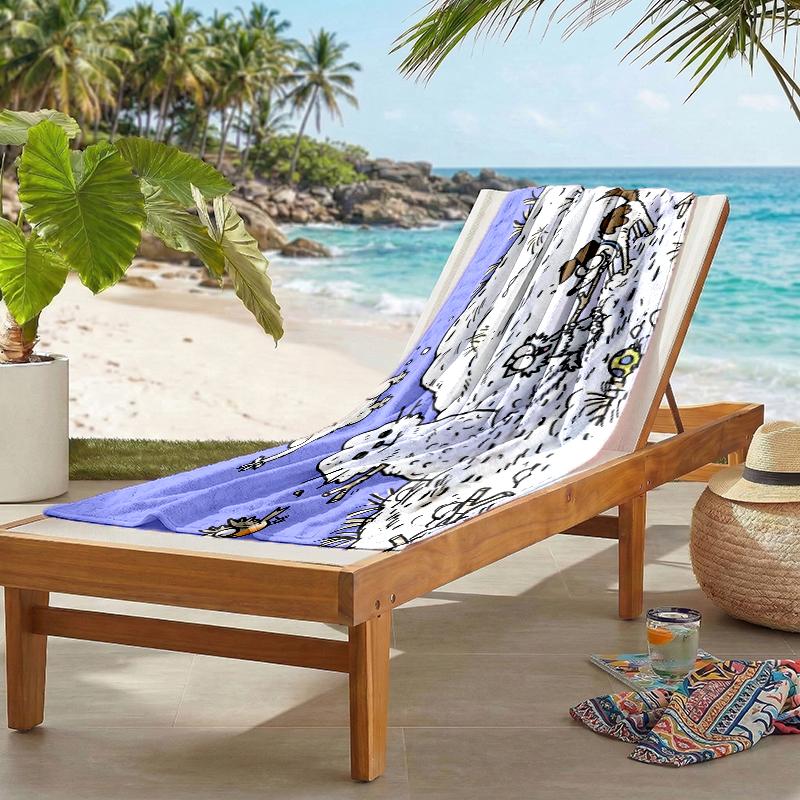 Simon'S Cat Fashion Beach Towel: Ideal for Summer Adventures Soft, absorbent and quick drying suitable for swimming and bathing