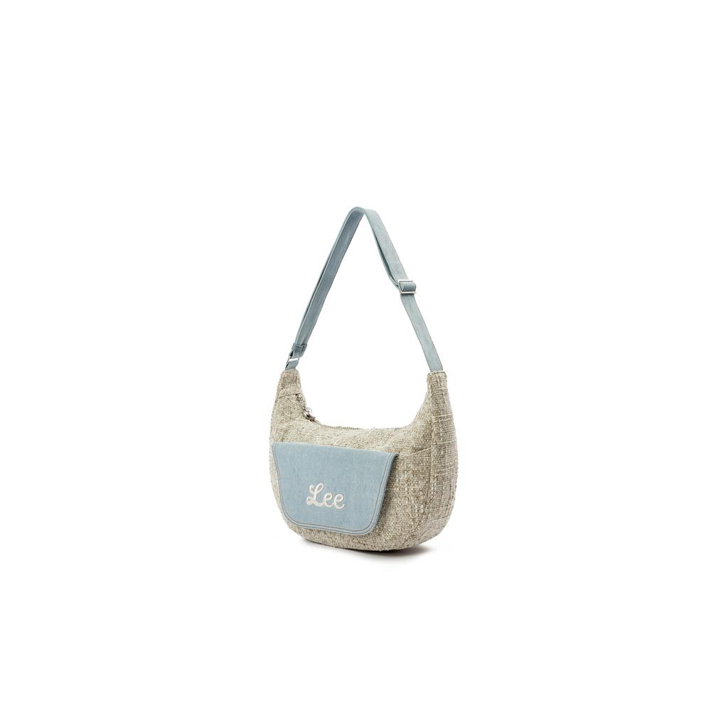 New Lee PU Shoulder Bag Women's Beige Cyan LE250030M-422