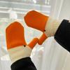 1 пара зимних перчаток с гусиным дизайном, теплые варежки, женские, мужские, универсальный размер, термоперчатки с мягкой подкладкой, вязаные зимние перчатки