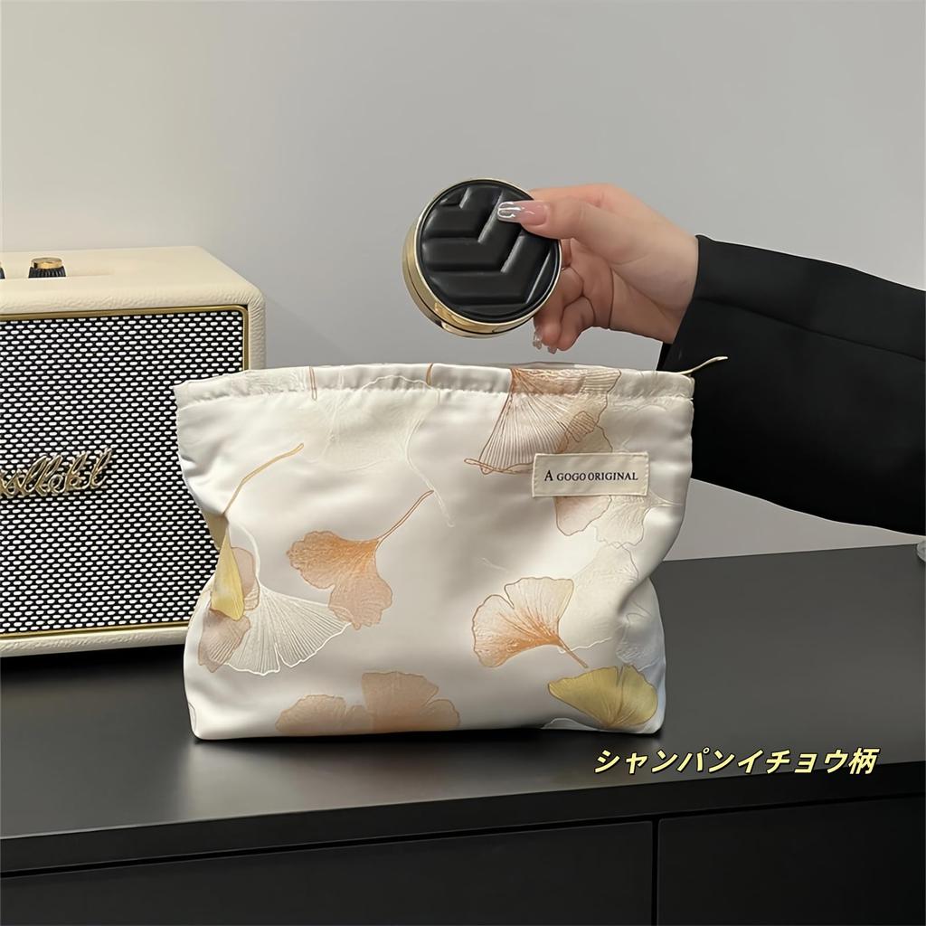 VivaViva Makeup Large Stylish and Cute Square Cosmetic Storage Travel Portable Heart Women's Pouch, Capacity, Pouch, Pouch, Pouch, (Pink Pattern)