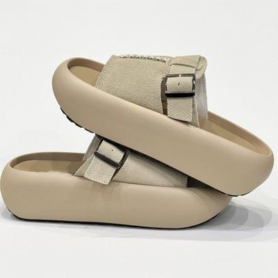 Платформа Женские Тапочки Балетки Обувь Повседневные Уютные Женские Сандалии Лето 2025 Пляжные Шлепанцы Для Ходьбы Сандалии Женские