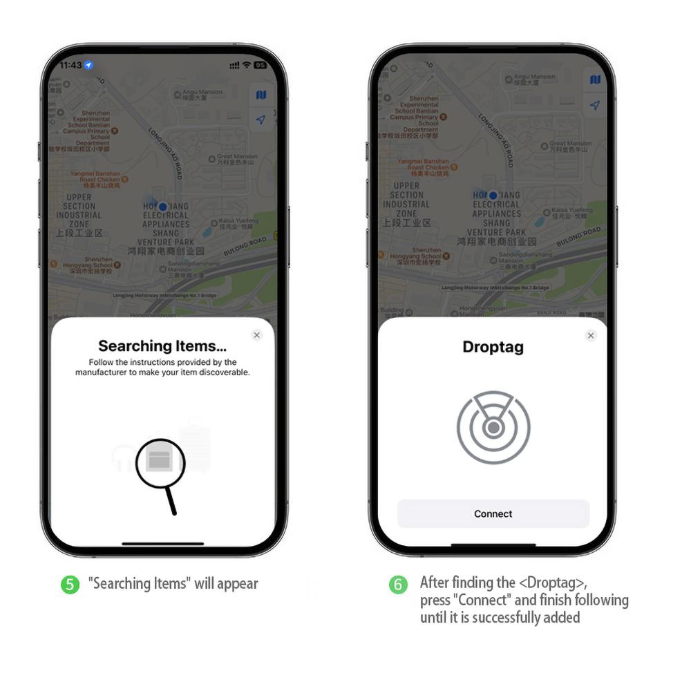 New for iPhone Android Mobile Phone Locator Elderly Children Pet Anti-lost Tracker Intelligent Compact and Lightweight One-button Navigation