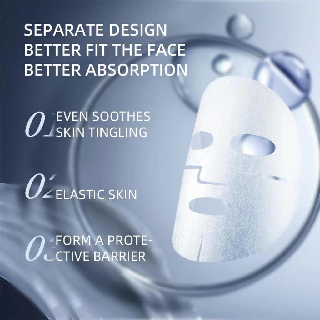 Био Коллаген Реально Глубокая Маска таблетки на Гидрогелевой Маске Высокоувлажняющая Упругая и Блестящая Уход за Порами Сухая и Чувствительная Кожа Косметика Коллагеновая Маска