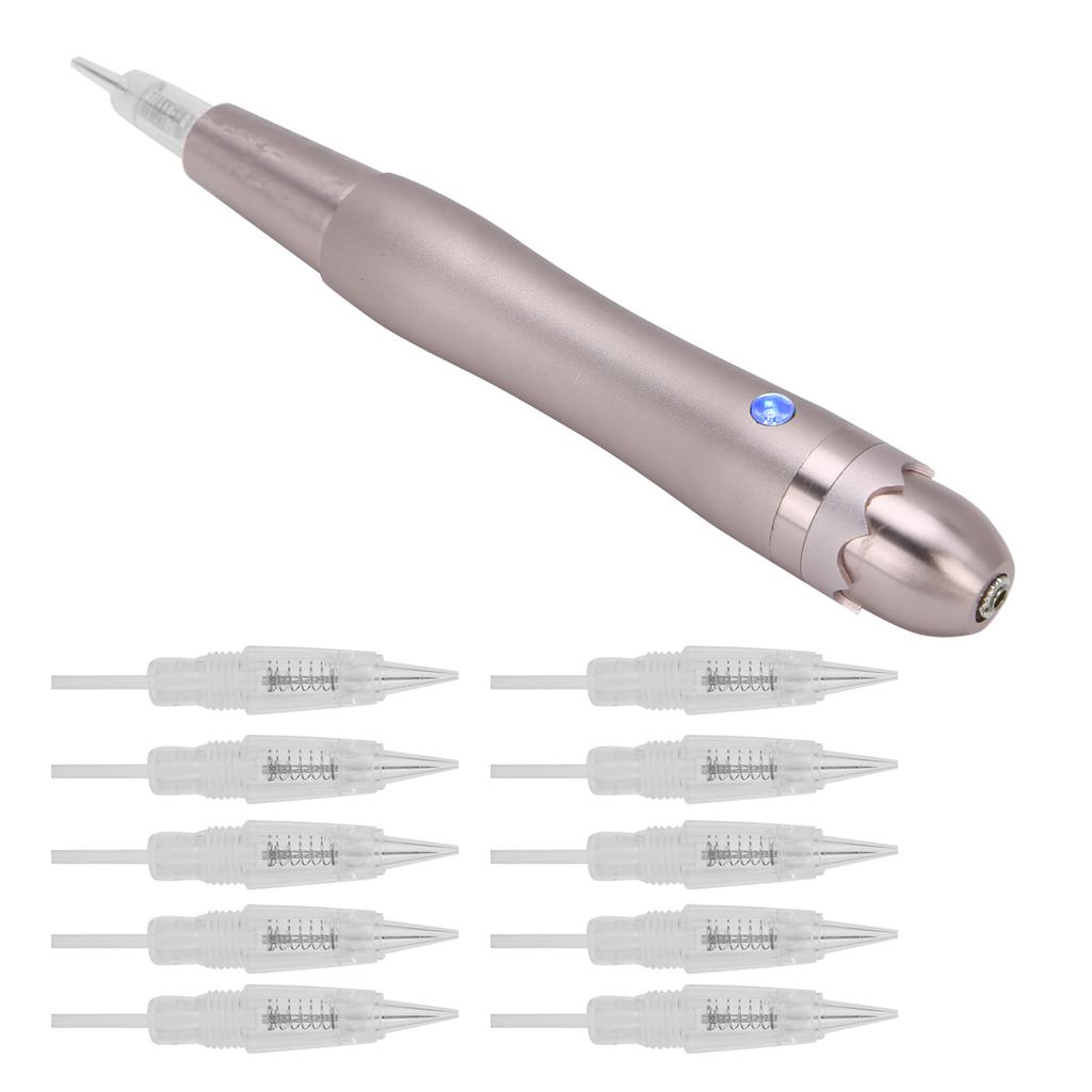 Eyebrow Tattoo Machine Microblading Tattoo Pen Electric Wireless SemiPermanent Machine(Gray )