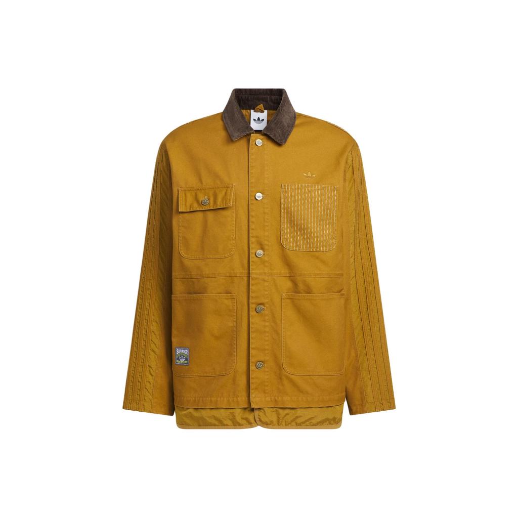 Adidas Originals FW25 Wabash Jacket Fashion Comfortable Versatile Lapel Loose Jacket Men Jacket KS5952