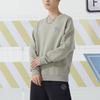 Puma Solid Color Logo Running Fitness Training Pullover Long Sleeve Sweatshirt Unisex Sweatshirt Khaki-Gray 627878-55