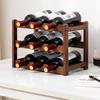 Настольная винная полка Pabei на 3 яруса на 9 бутылок