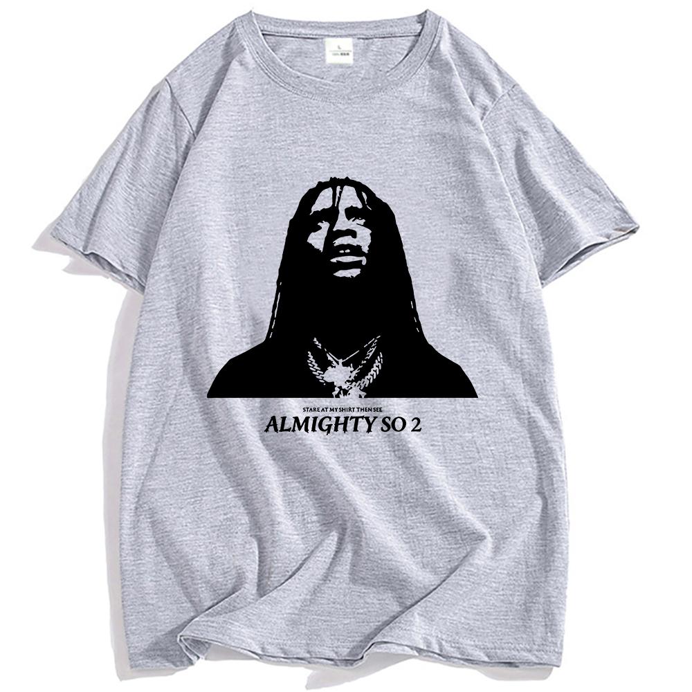 Chief Keef Jesus T-shirt Summer O-neck Short Sleeve Tshirts  Casual Graphic Printing T Shirt Unisex Streetwear