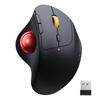 ProtoArc Trackball Mouse Compatible with Connect 3 Devices At the Same Wireless Large DPI Equipped with Compatible with In Bluetooth/2.4GHz, Time,