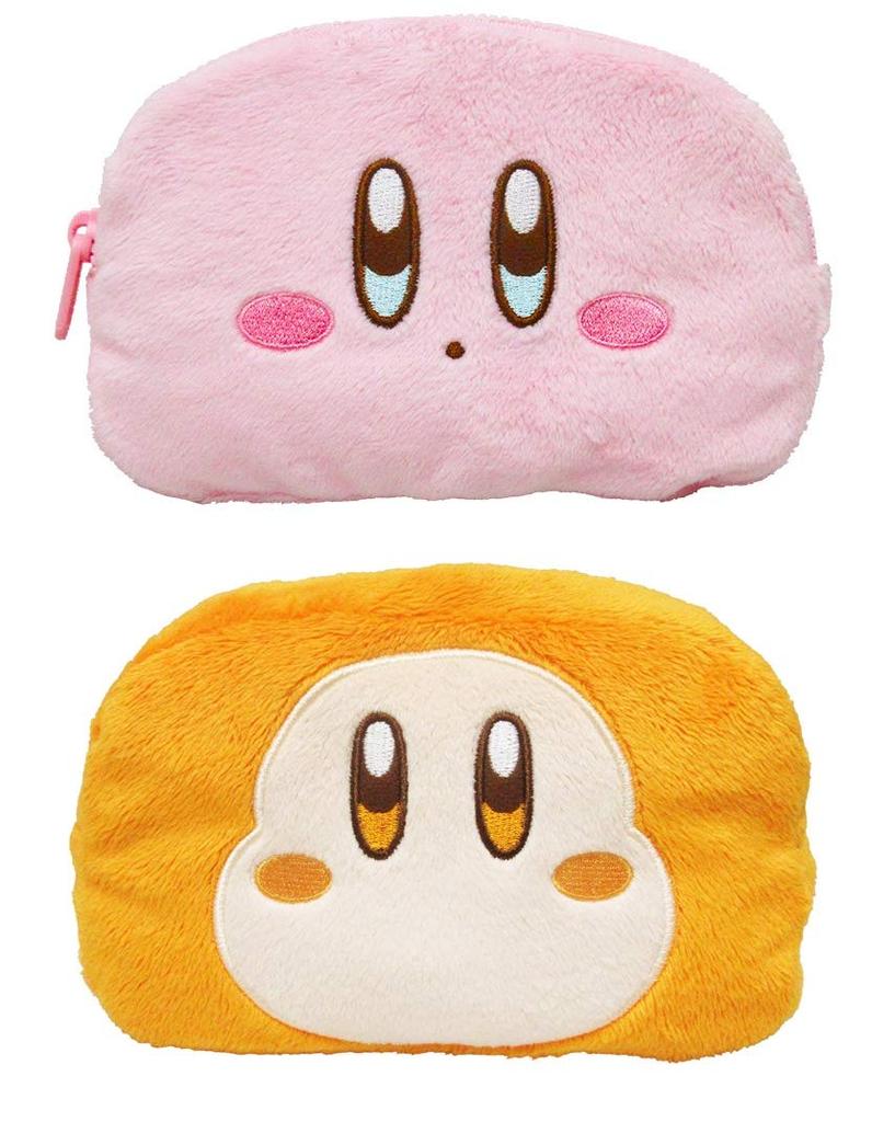 Bandai Kirby Plush Pouch Reversible Pouch - (2 Sides)