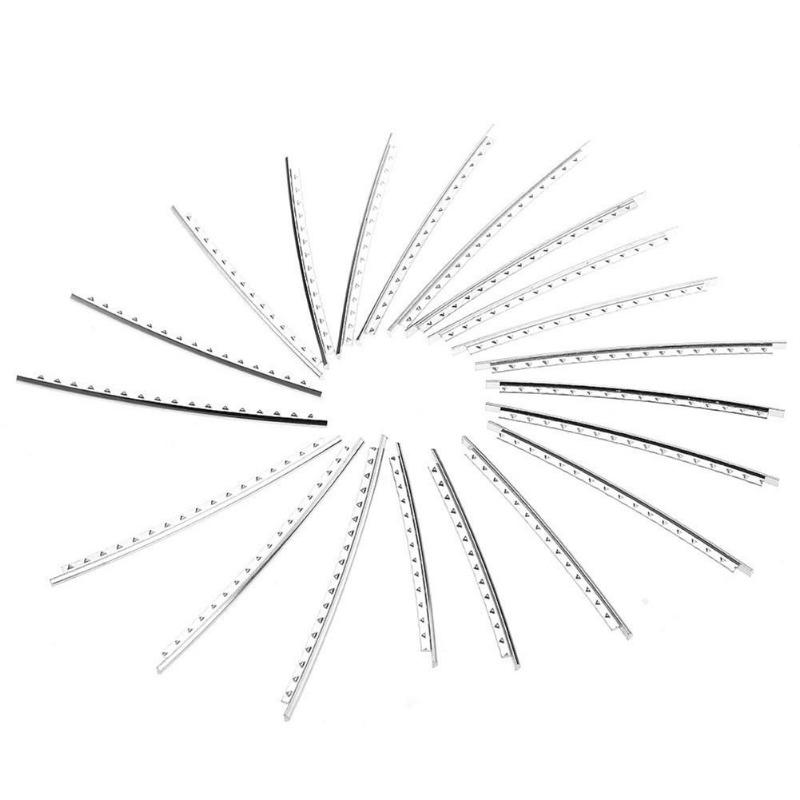 24 шт. гитарные лады проволока накладка на гриф никель серебро 2,2 мм 2,4 мм 2,7 мм 2,9 мм материал для ремонта гитарных гитар аксессуары