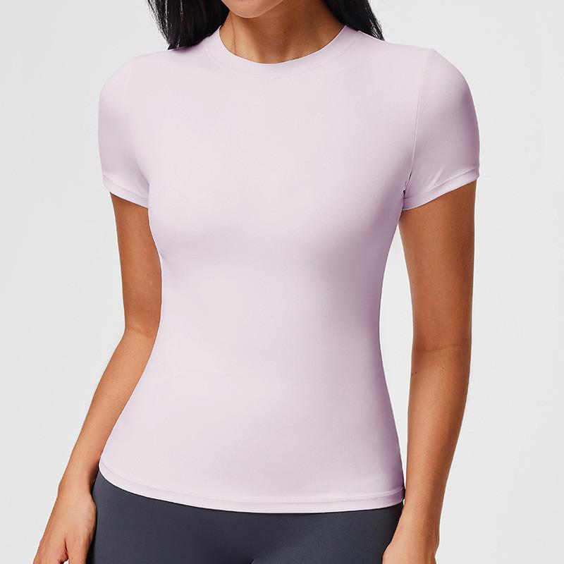 Womens Summer Yoga T Shirt With Breathable Fabric For Running And Fitness Practice