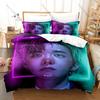 Personality Hip Hop Style Agust D Graphic New Bedding Set Soft Cozy Bed Cover Household Sleeping Bedding Ornament Gift