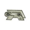 AABIK1 Metal Car Grille Emblem Rear Trunk Badge Stickers for Volkswagen VW R Rline Polo Golf Jetta Beetle CC Bora Tiguan Touran Passat