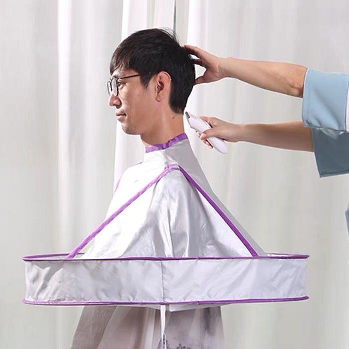 Креативный фартук для стрижки волос своими руками, накидка для салона, парикмахера, стилиста, накидка, зонтик для стрижки, накидка для парикмахерских, защита для чистки дома