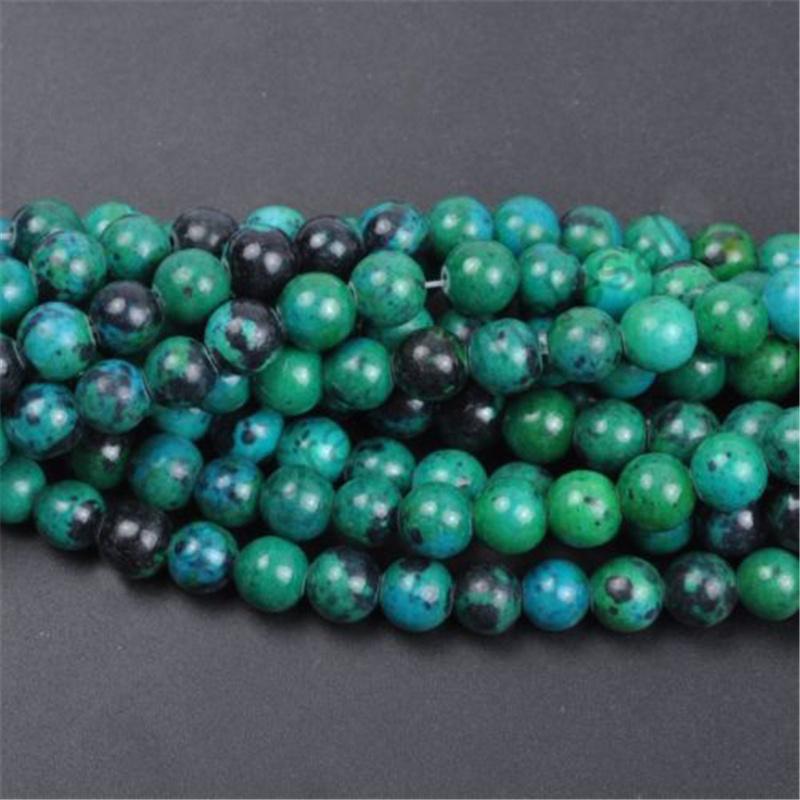 40 шт. Бусины из натурального камня круглые россыпью для изготовления ювелирных изделий своими руками браслет 4 мм