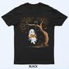 Vintage Ghost Swing Reading Book Swinging Halloween Costume T-Shirt