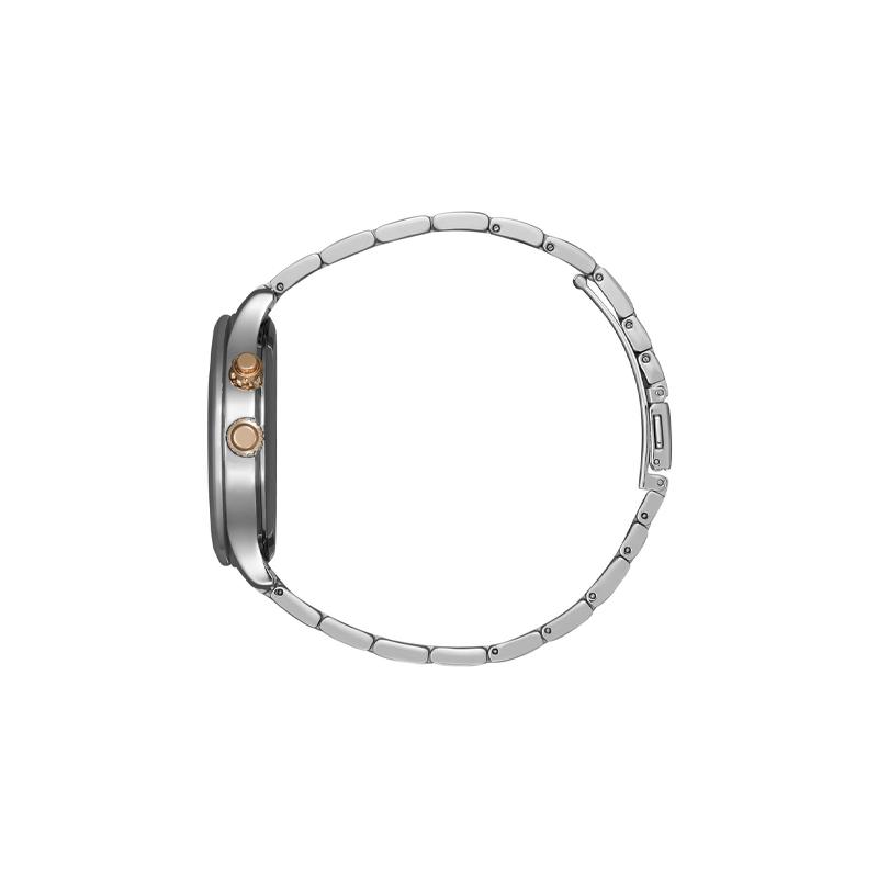 Citizen Eco-Drive One Series Классические Ретро Легкие Кварцевые Мужские Часы на Стальном Ремешке Серебристый Циферблат AP1054-80A