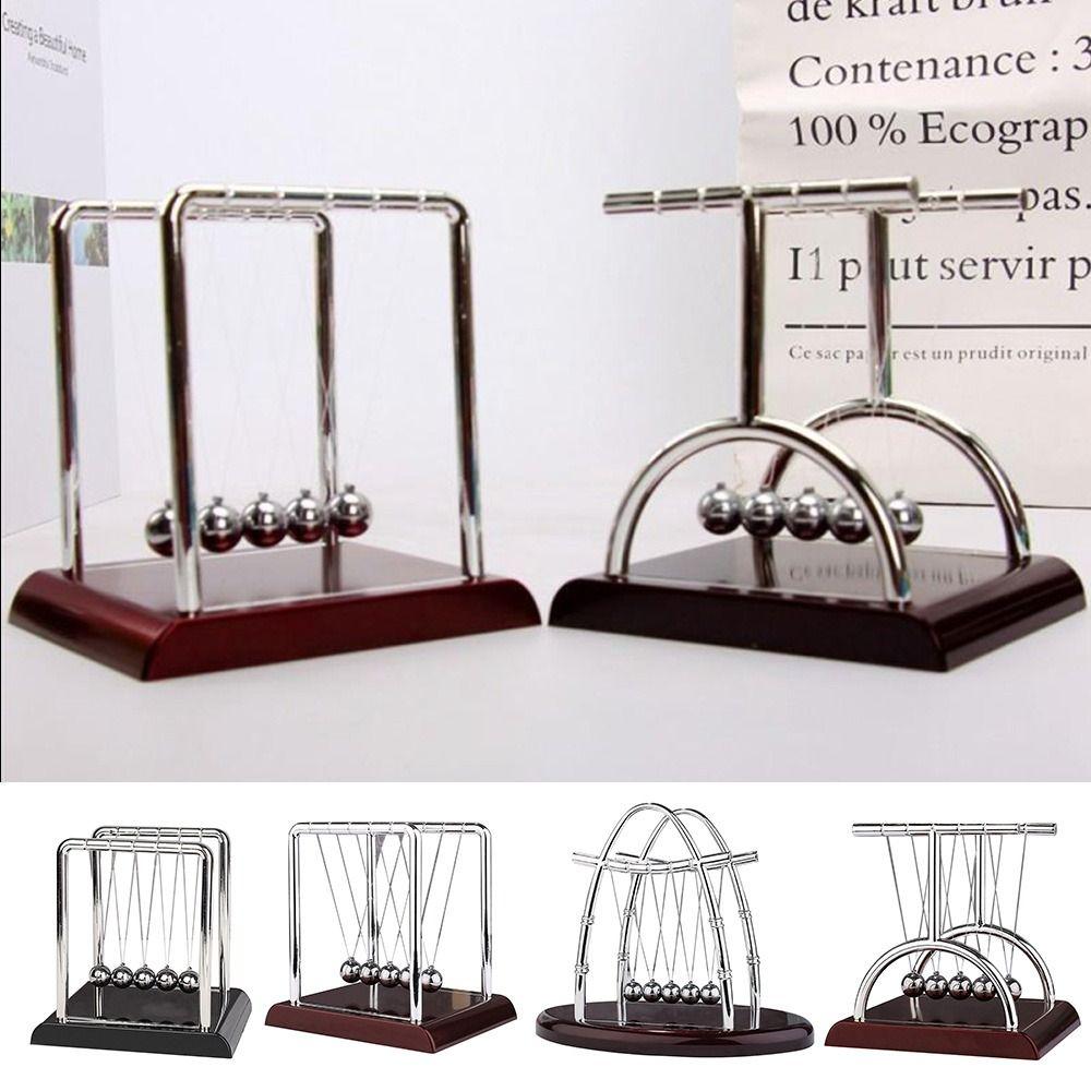 Decoration School Teaching Supplies Balance Ball Model Cradle Balance Steel Balls Physics Science