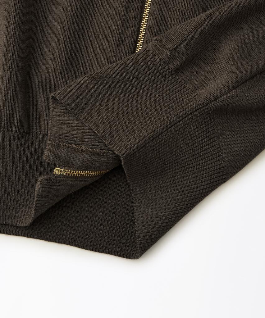 OUTSTANDING Usaaf Type C-2 Wool Sweater_Khaki Brown