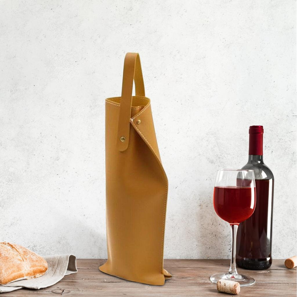 Кожаная сумка для вина, подарочная сумка для бутылки виноградного вина, сумка для шампанского, подходит для любителей вина