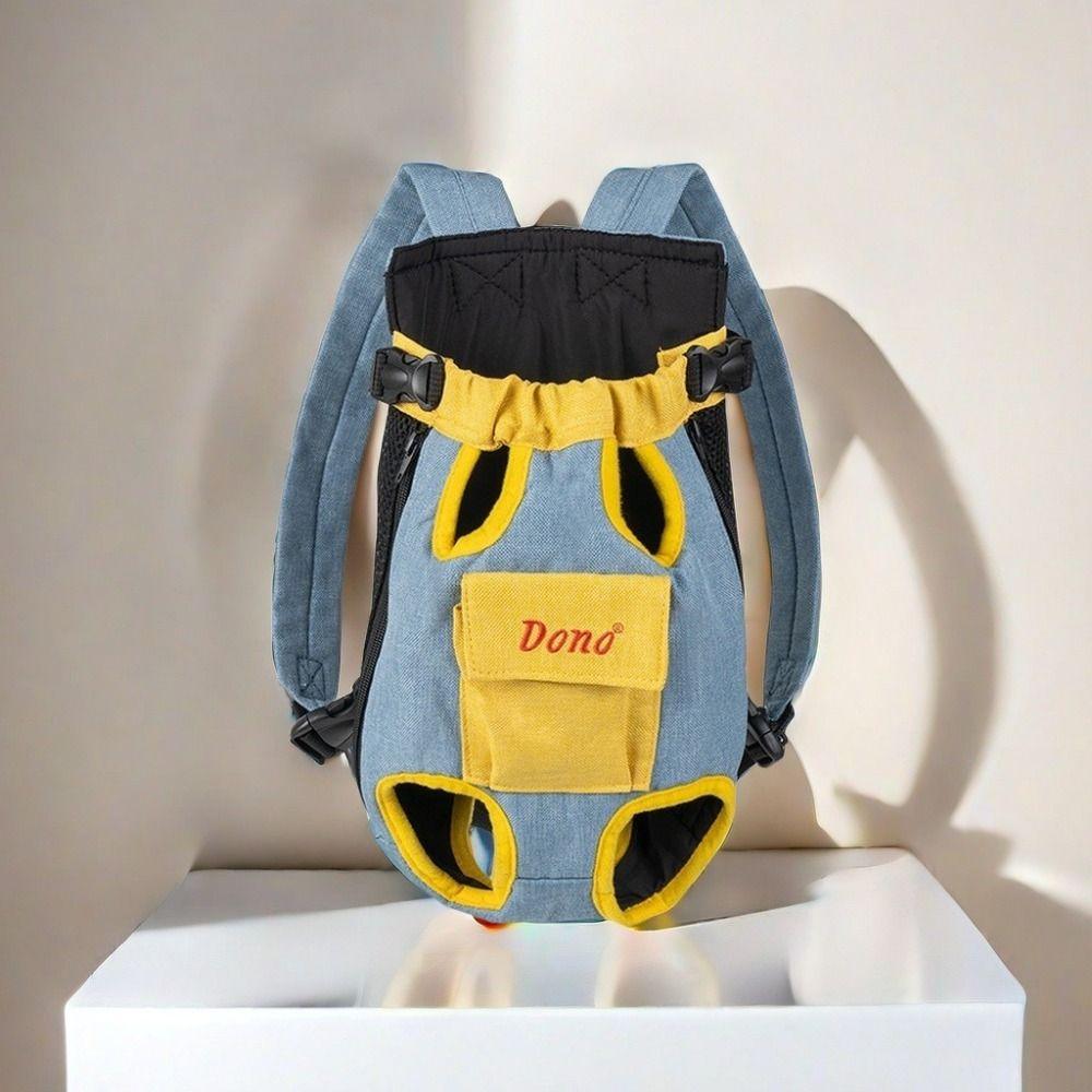 Breathable Cat Carrier Bags Adjustable Pet Double Shoulder Bag Cat Dog Carrier Backpack  Outdoor