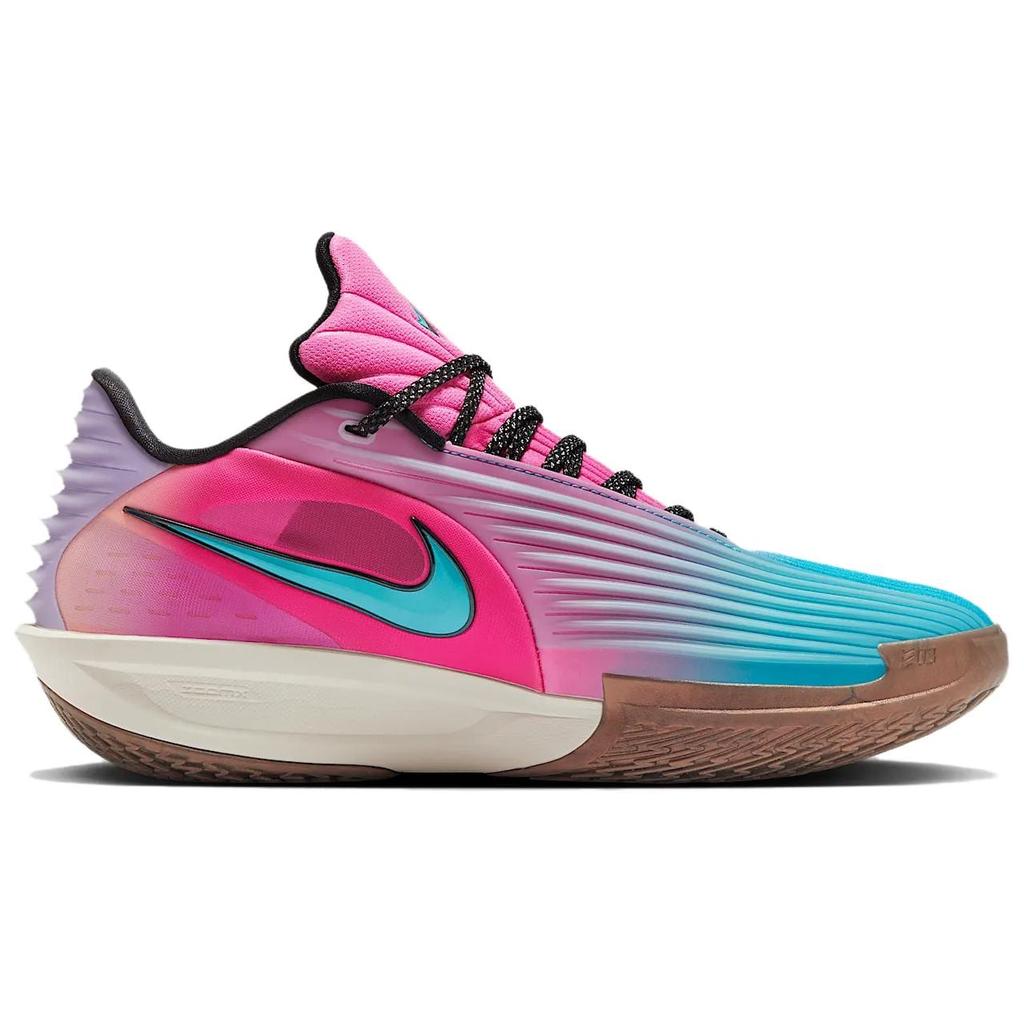 Nike ГТ. Низкие баскетбольные кроссовки с 3 ремешками, устойчивые к скольжению и истиранию, унисекс, сине-розовые, азиатская версия HV9919-900