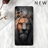 Чехол с изображением волка и льва для Samsung Galaxy A54 A52 A14 5G A53 A12 A13 A71 A23 A34 A33 A21s