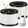 2 шт. AP-S0610L HEPA сменный фильтр, совместимый с очистителями MOOKA AP-S0610L, 3-В-1 H13 True Hepa фильтр и высокоэффективный активированный уголь