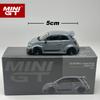 AAYS1 MINIGT 1:64 Abarth 595 LB-WORKS x Abas Works Grey alloy car Model 995