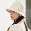 Dome Felt Fedora Hats Vintage Bucket Cap Fashion Jazz Hat  for  Women
