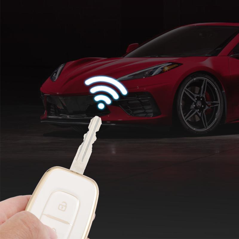 2 кнопки в виде ракушки, держатель для брелка, протектор для Renault Kwid Traffic, символ для Dacia Sandero Logan Duster 2016 2017 2018, чехол для автомобильного ключа из ТПУ