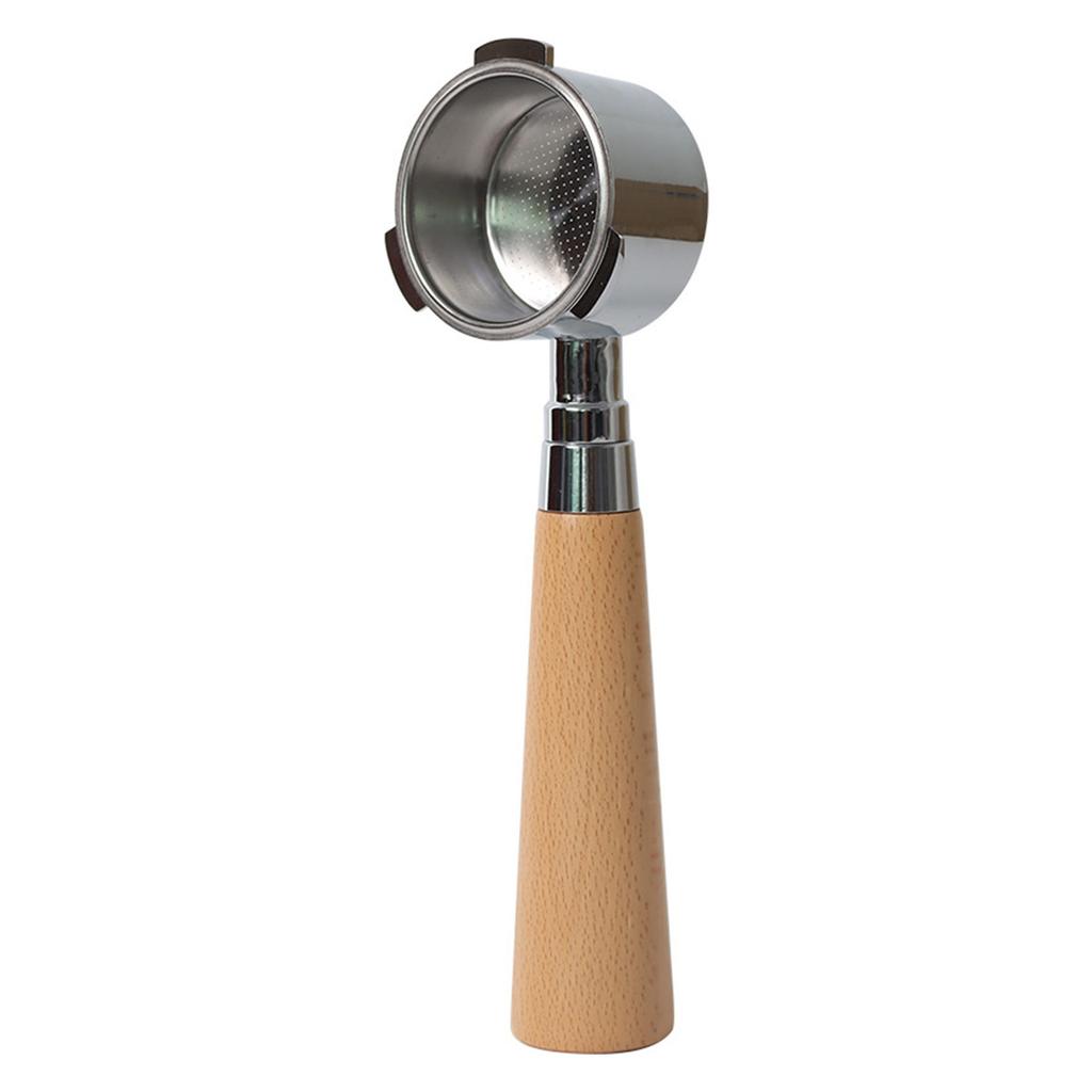 51 мм бездонный портафильтр стильная деревянная ручка 51 мм портафильтр инструменты для заваривания кофе для эспрессо-машин