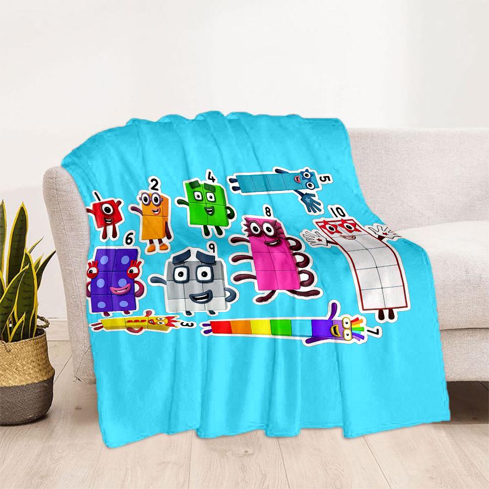 Numberblocks Blanket Ultrasoft Great For Sofa Bedding Couch Four Seasons Universal Modern Style Best Holiday Gift For Friends Family