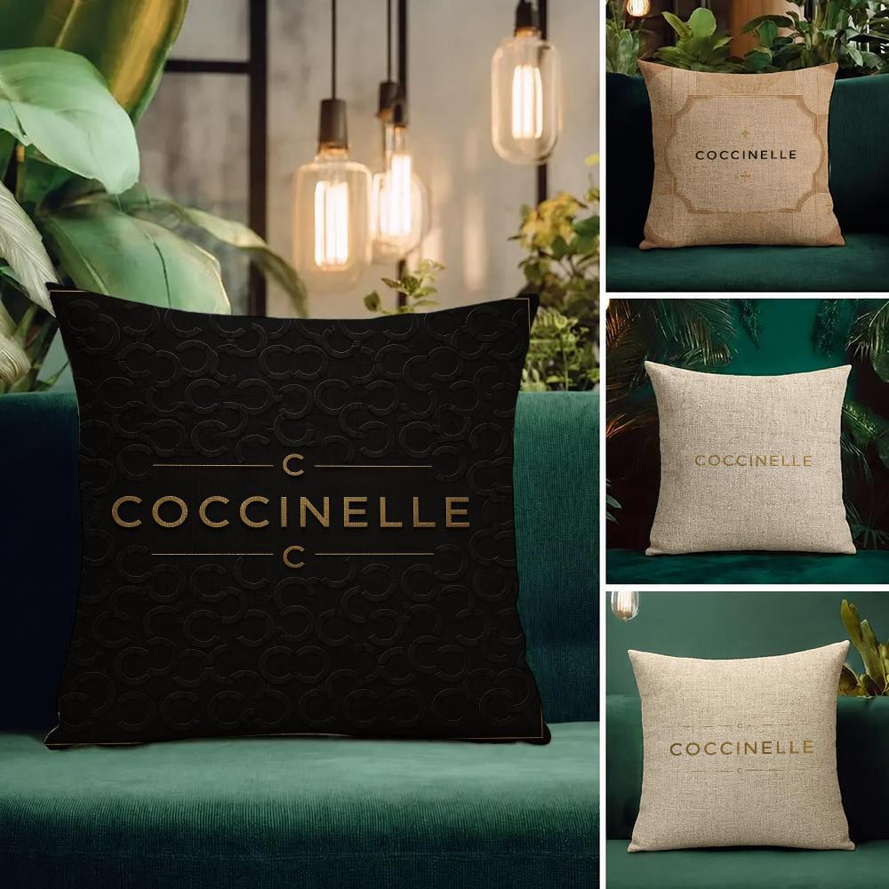 Бренд Coccinelle Наволочка-подушка Натуральный лен Комплект наволочек Декоративная наволочка 'Все в одном' для дивана, спальни, кресла
