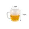 Toys Mini Lemon Cup Drinks Toy Miniature Scene Model Dollhouse Miniature Beer Cup Mini Beer Mug