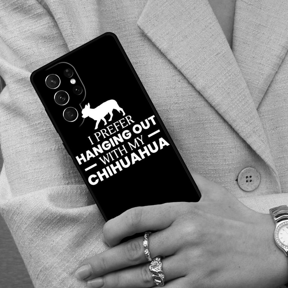 Super Cool Chihuahua dog Cell Phone Case for Samsung Galaxy S26 Ultra S25 S24 S23 S22 S21 S20 Note10 Cover