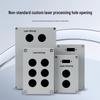 IP66 Outdoor Explosion-Proof Waterproof Aluminum Junction Box with Customizable Terminal Button Holes