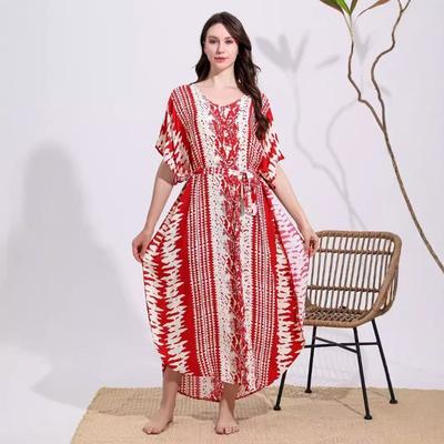 Популярный принт в виде змеи, пляжная блузка, халат, свободная блузка-бикини для отдыха с солнцезащитным кремом