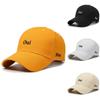 Embroidery Oui Letters Non Duck Cap Girl Spring Autumn Outdoor Sports Running