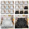 Bedroom Decor Fashion 3D Mandala Printing Bedspread Teens Bed Cover Full Size Home Bedding Set