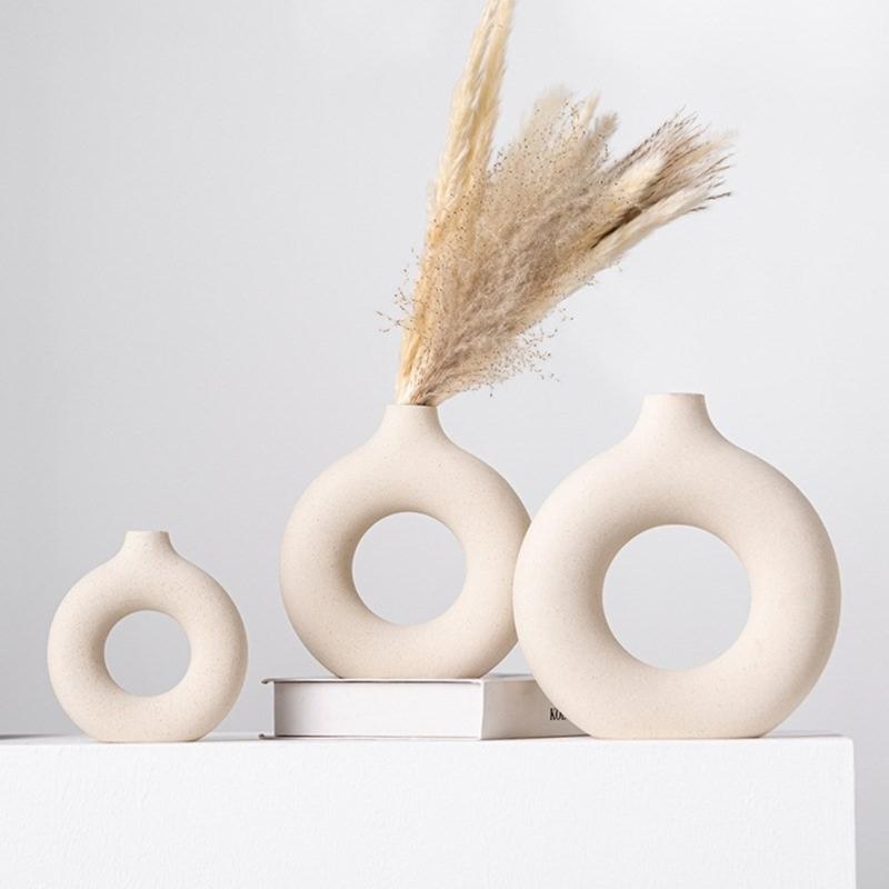 Nordic Style Circle Silicone Mold for DIY Flower Vase and Creative Decoration Versatile Silicone Mold for DIY Projects