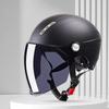 New Men Motorcycle Helmet Woman Electric Motor Car Scooter Bike Open Face Half Helmet Anti Safety Hat Bicycle Cap With Goggles