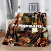 JJ Maybank 2025 New Style  Rudy PankowStar Flannel Blanket,Soft Throw Blanket for Home Bedroom Bed Sofa Travel Cover Kid Gift
