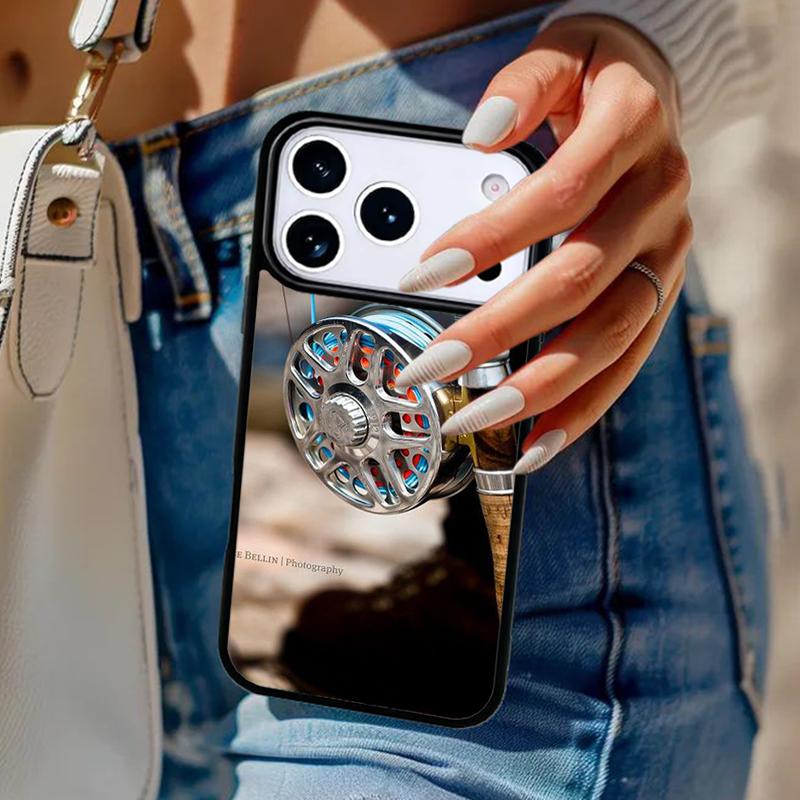 Fishing Lake Sunset soft Phone Case For iPhone 17 Air 14 15 13 12 Max Cover For Apple 14 15 16 16e 11 Pro Max Plus Coque