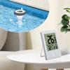 Digital Swimming Pool Thermometer Floating Digital Outdoor Floating Thermometers IPX8 For Swimming Pool Bathrooms Aquarium